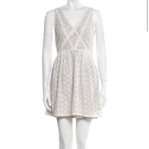 Marc By Marc Jacobs Cream Lace Mini Dress